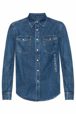 Koszula jeansowa z logo, zdjęcie 1 Koszula jeansowa z logo od Givenchy